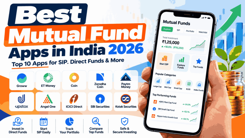 Best Mutual Fund Apps in India – List of Top 10 Mutual Fund Apps 5 Best Mutual Fund Apps in India
