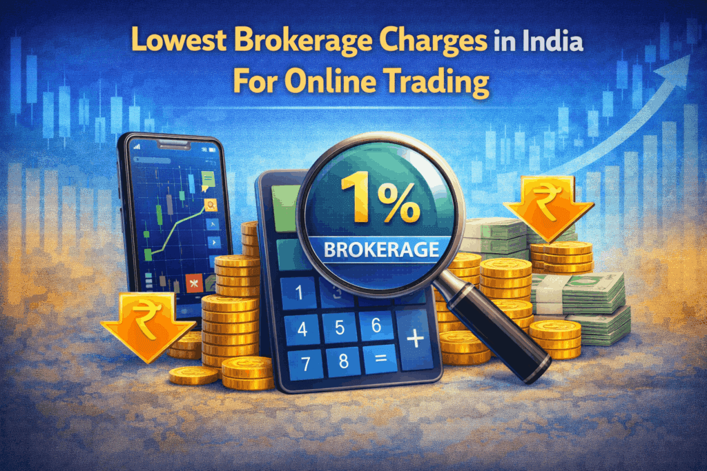 Lowest Brokerage Charges in India For Online Trading